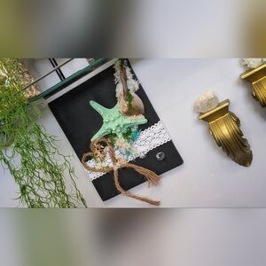 Coastal Seashell Canvas Beach Ocean Art